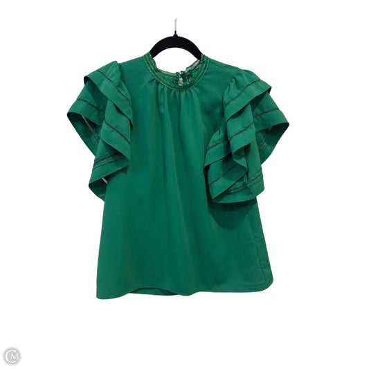 Top Short Sleeve By Clothes Mentor In Green, Size: S
