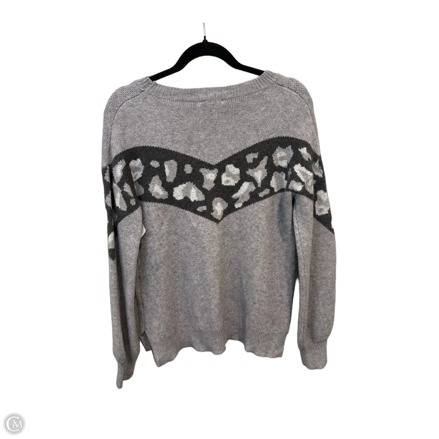 Sweater By Clothes Mentor In Grey, Size: S