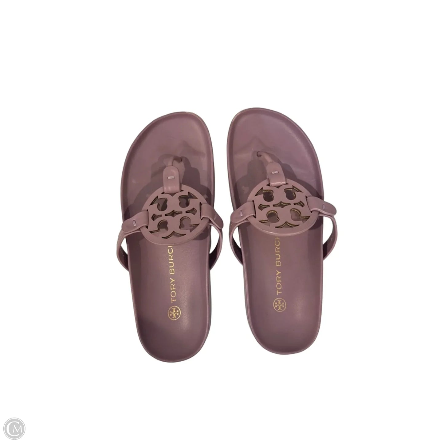 Sandals Designer By Tory Burch In Purple, Size: 7