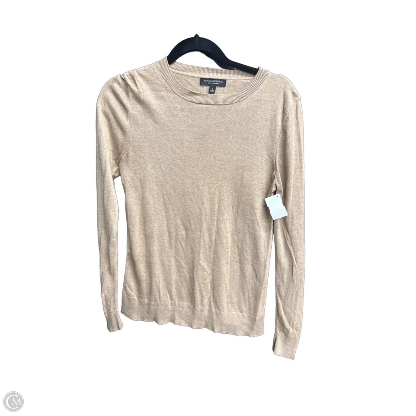 Top Long Sleeve By Banana Republic In Brown, Size: S
