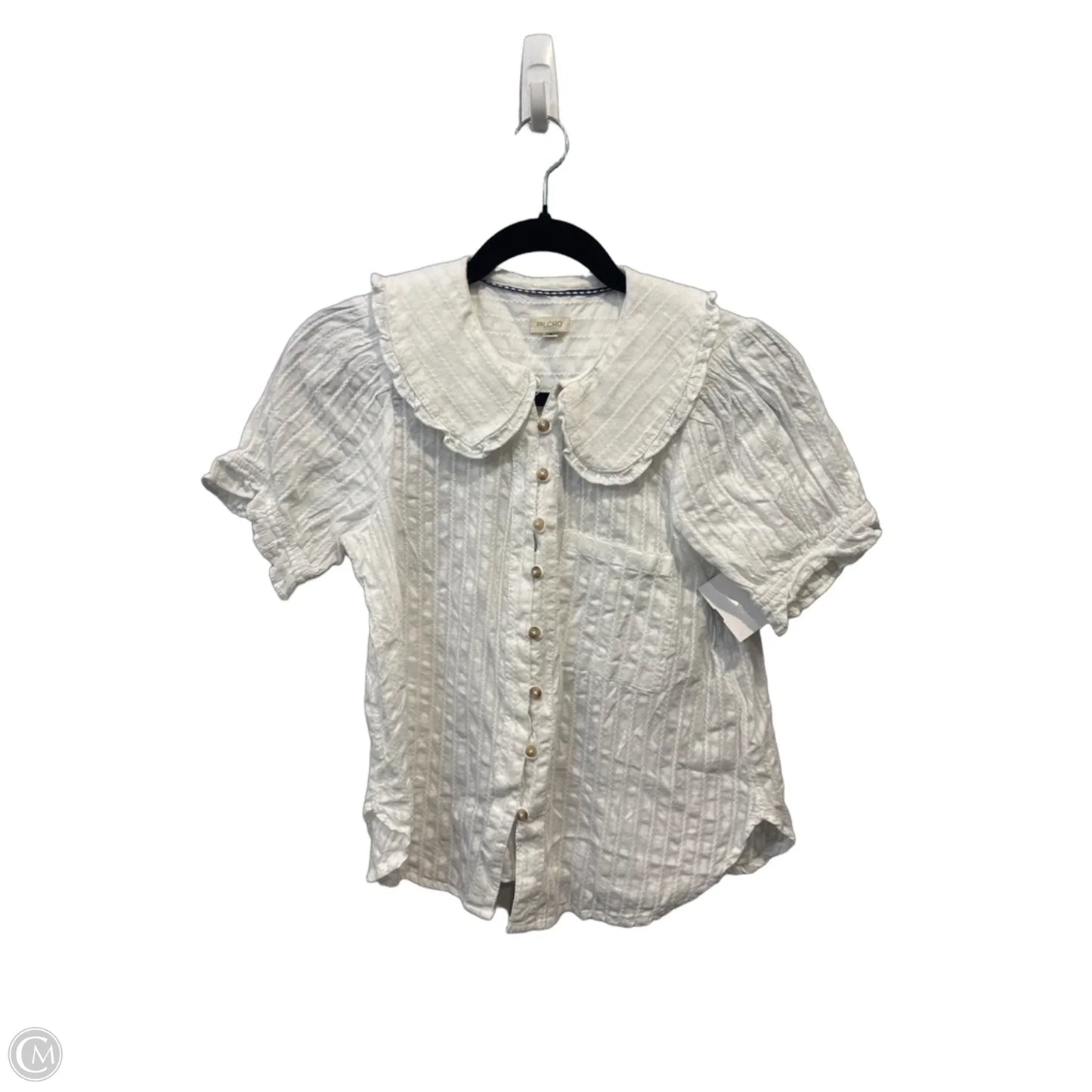 Top Short Sleeve By Pilcro In White, Size: S