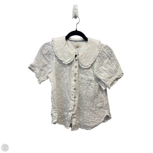 Top Short Sleeve By Pilcro In White, Size: S