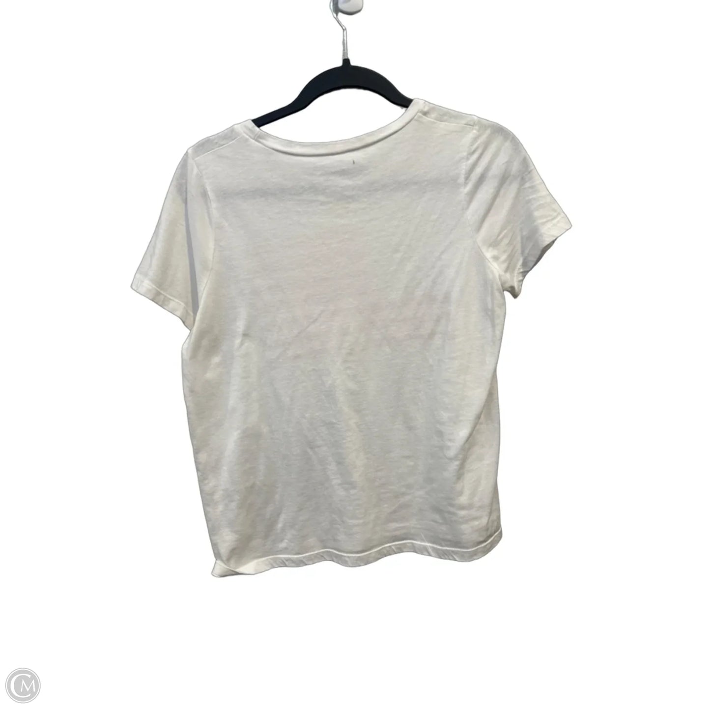 Top Short Sleeve Basic By Grayson Threads In White, Size: L