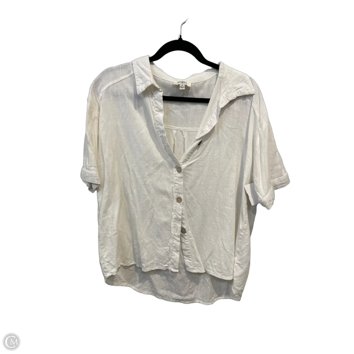 Top Short Sleeve By Umgee In White, Size: M