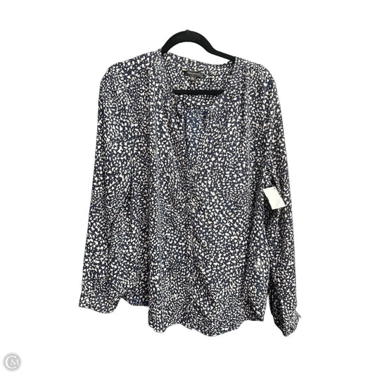 Top Long Sleeve By Banana Republic In Multi-colored, Size: Xl