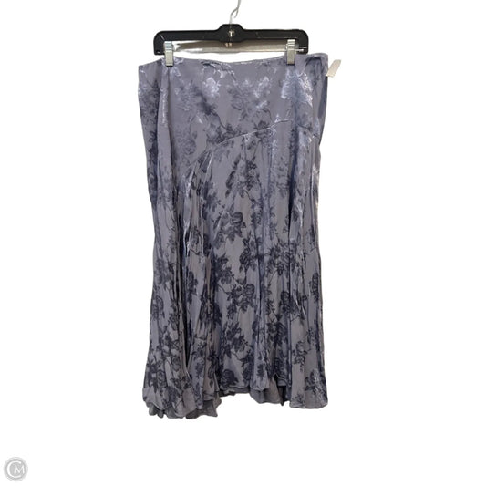 Skirt Midi By Soft Surroundings In Blue, Size: 14