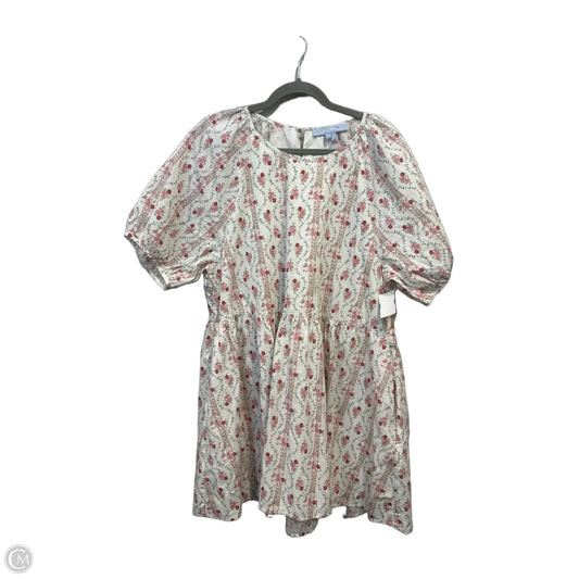 Dress Casual Short By Clothes Mentor In Floral Print, Size: Xl