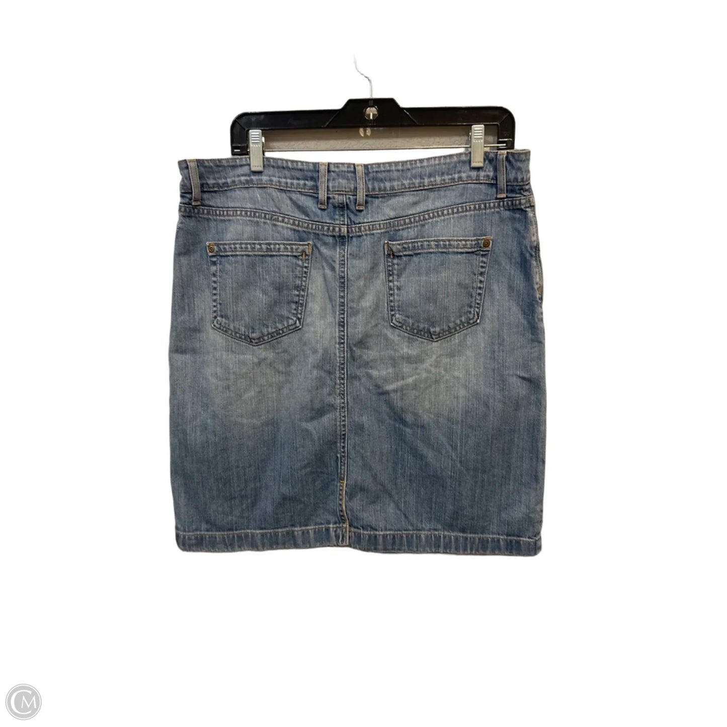 Skirt Mini & Short By L.l. Bean In Blue Denim, Size: 12