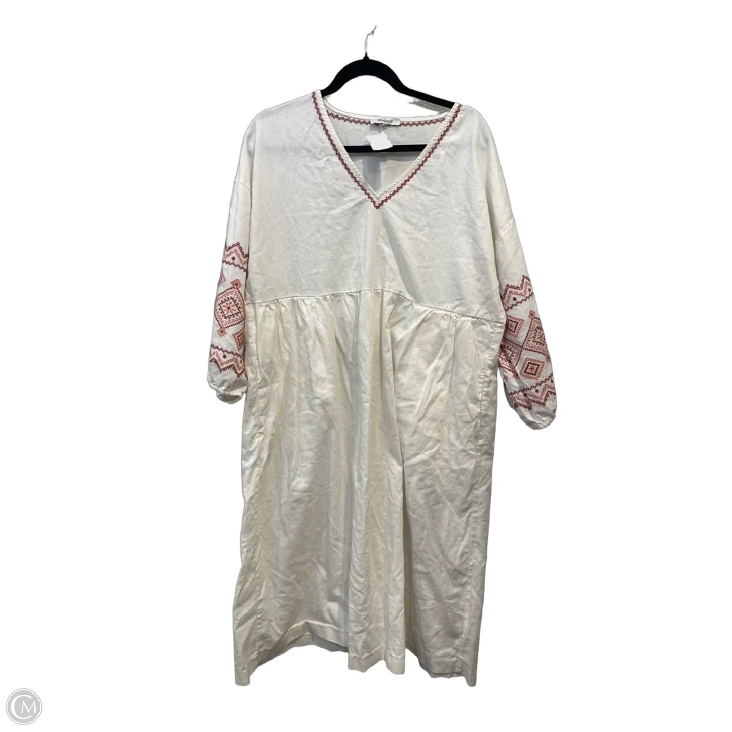 Dress Casual Midi By Madewell In White, Size: L