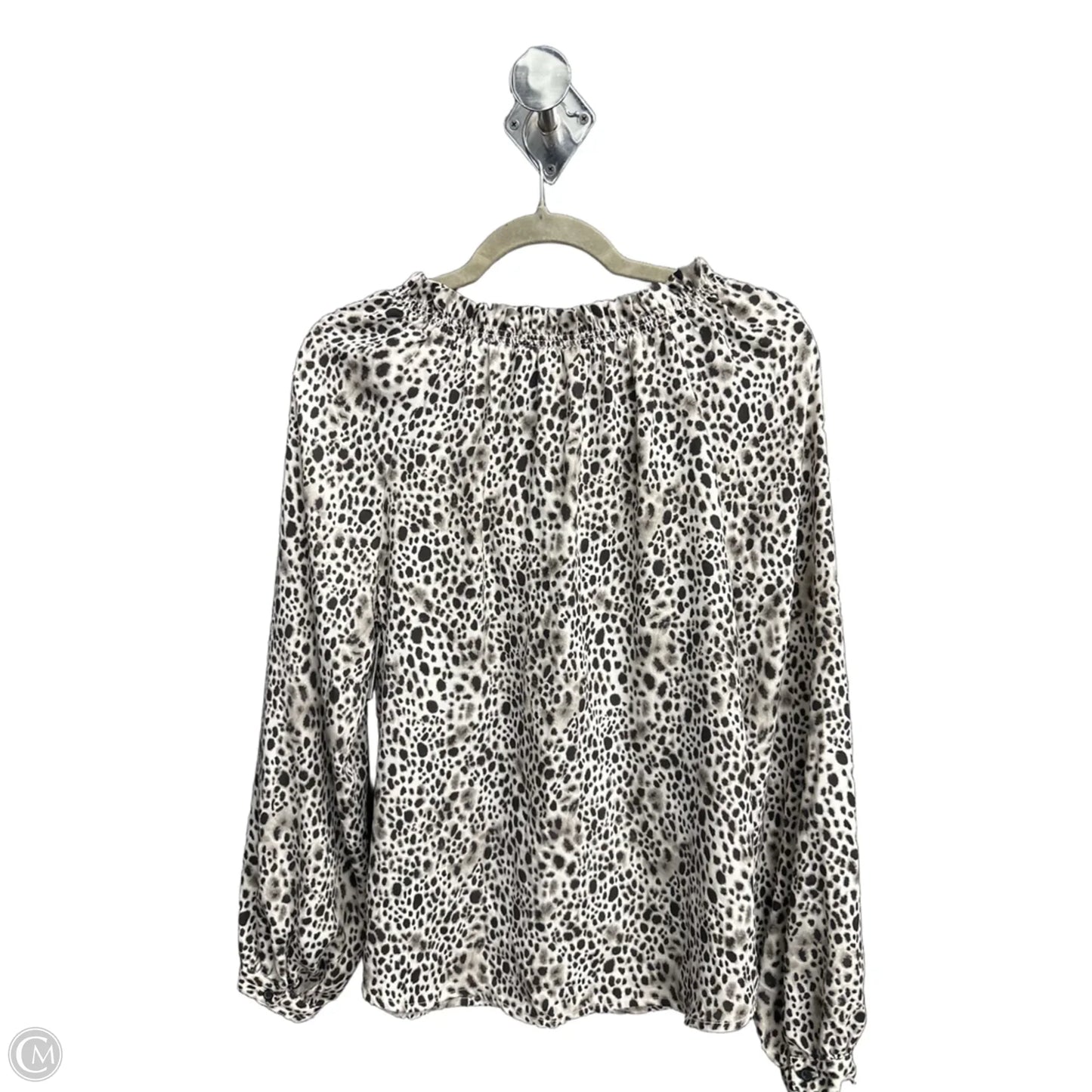 Top Long Sleeve By A New Day In Animal Print, Size: S