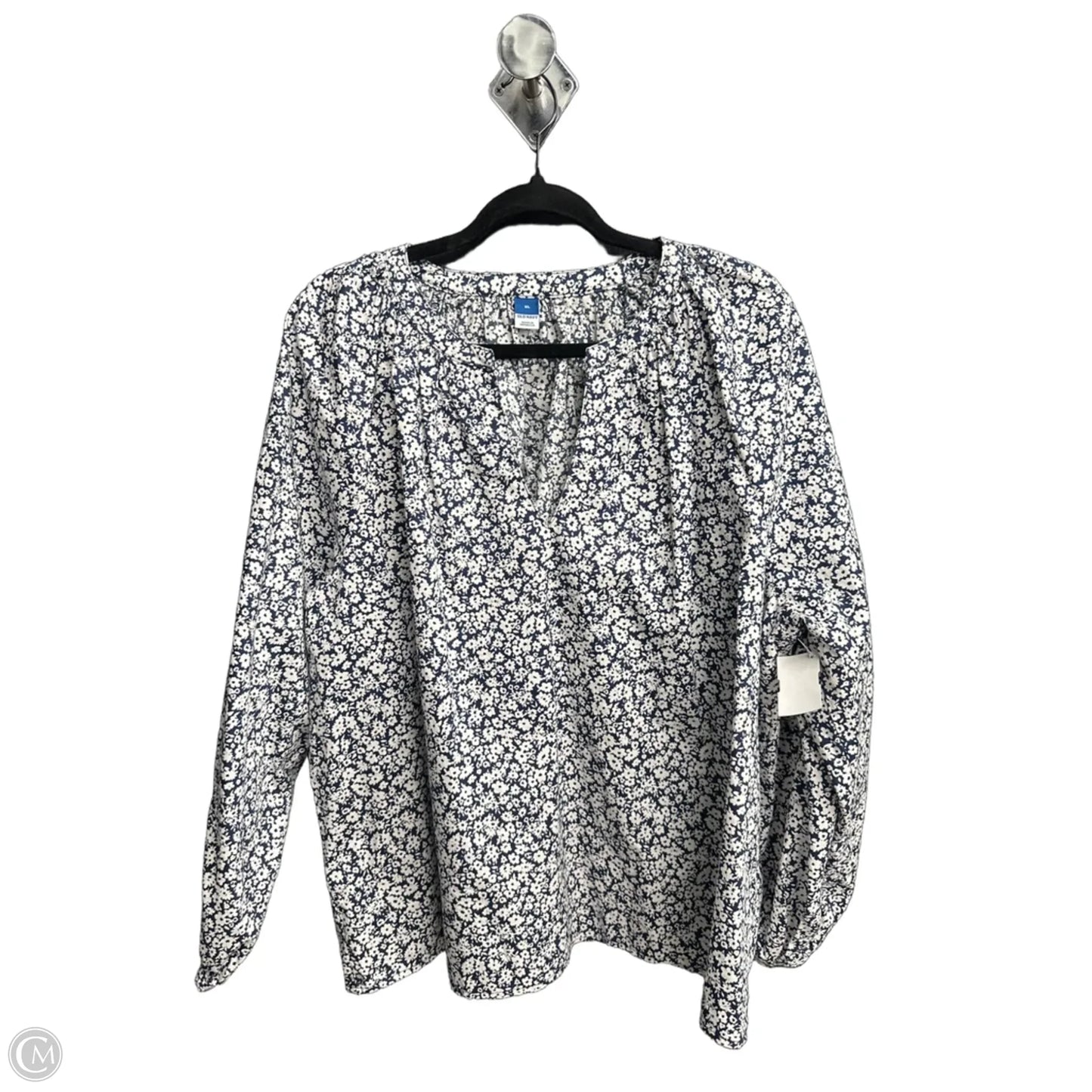 Top Long Sleeve By Old Navy In Floral Print, Size: Xl