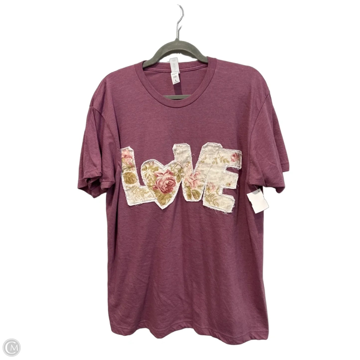 Top Short Sleeve Basic By Tultex In Purple, Size: L