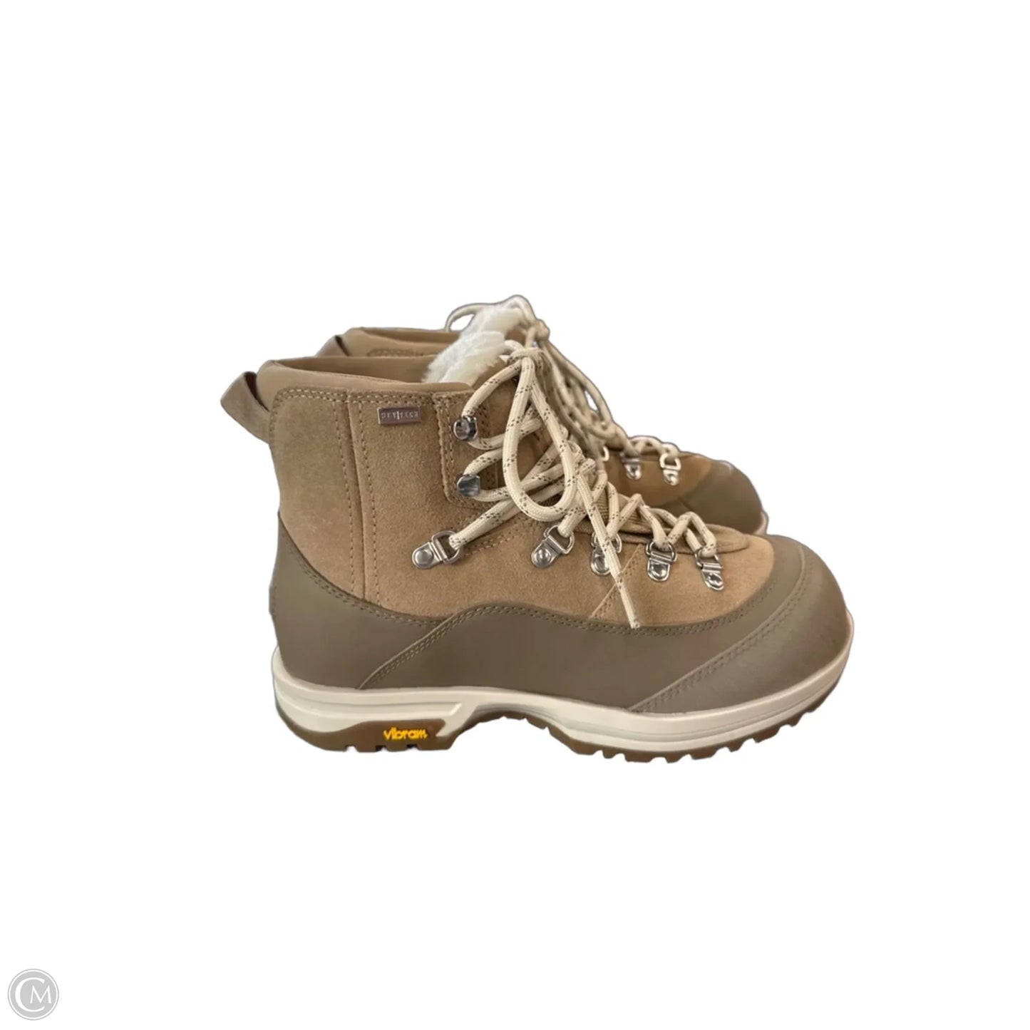 Boots Designer By Ugg In Brown, Size: 5.5