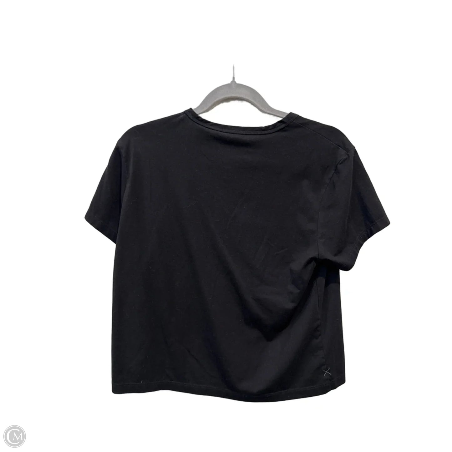 Top Short Sleeve By Clothes Mentor In Black, Size: S