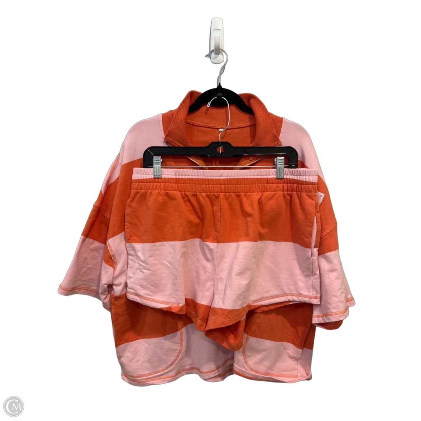 Shorts Set By Clothes Mentor In Striped Pattern, Size: L