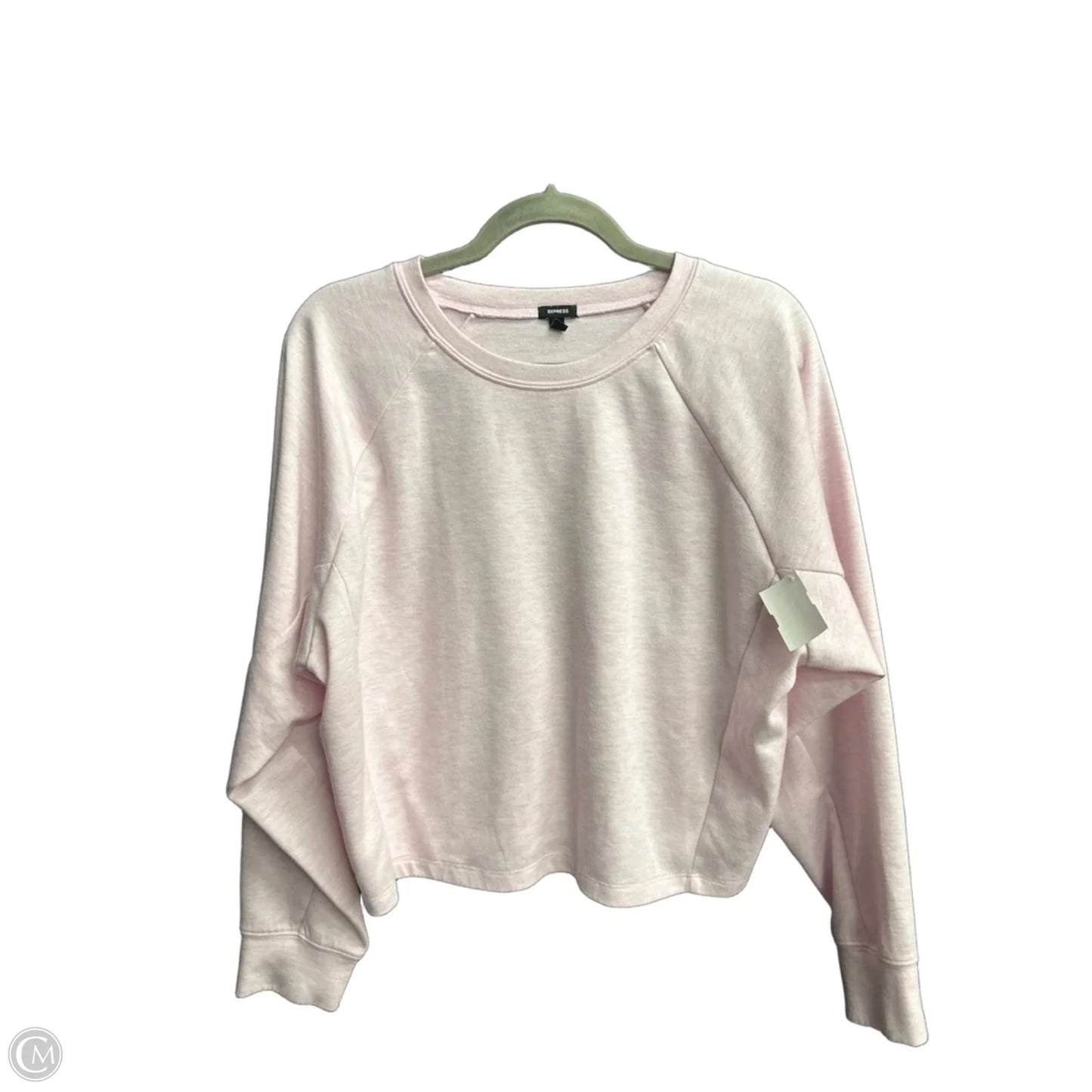 Top Long Sleeve By Express In Pink, Size: M