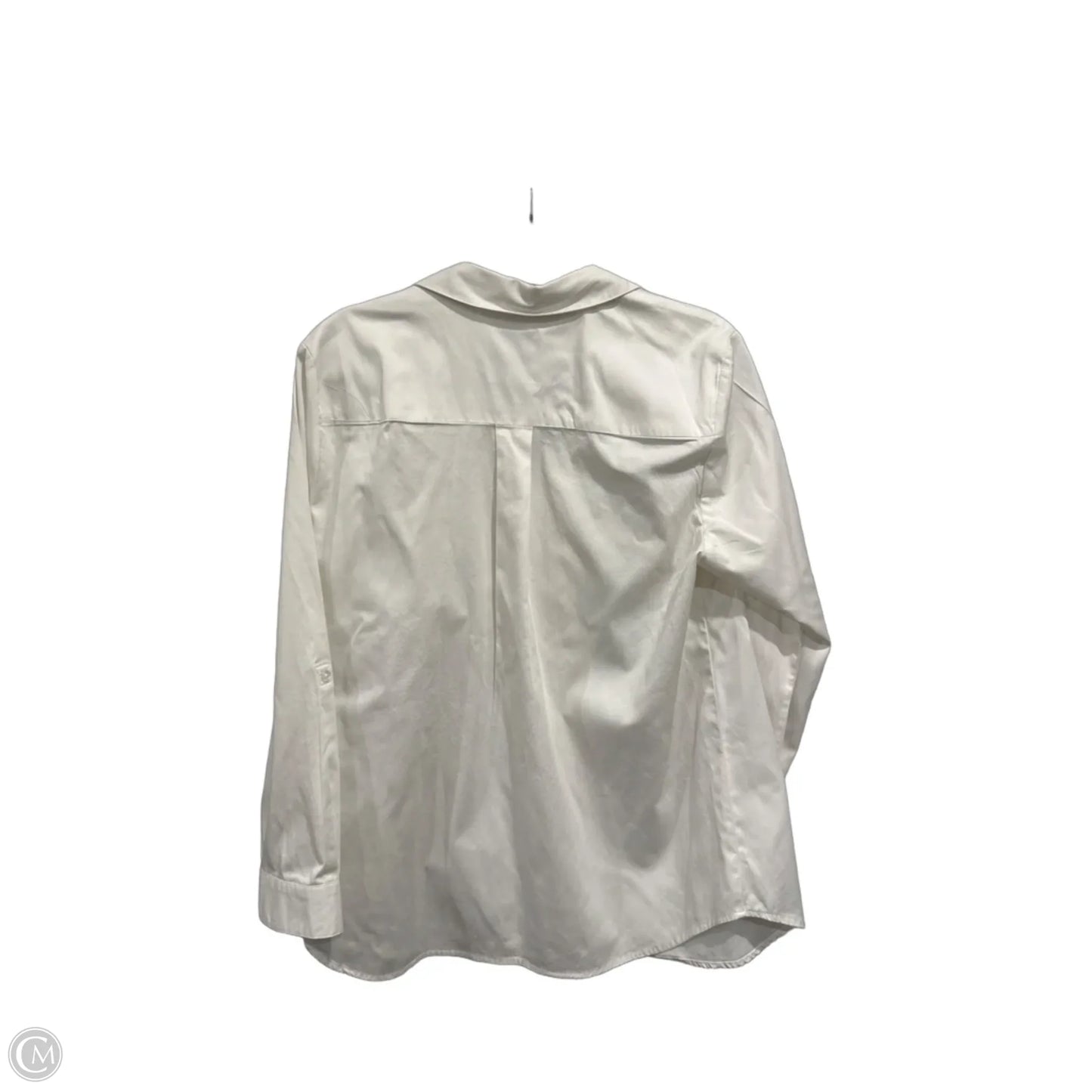 Top Long Sleeve By Tribal In White, Size: L