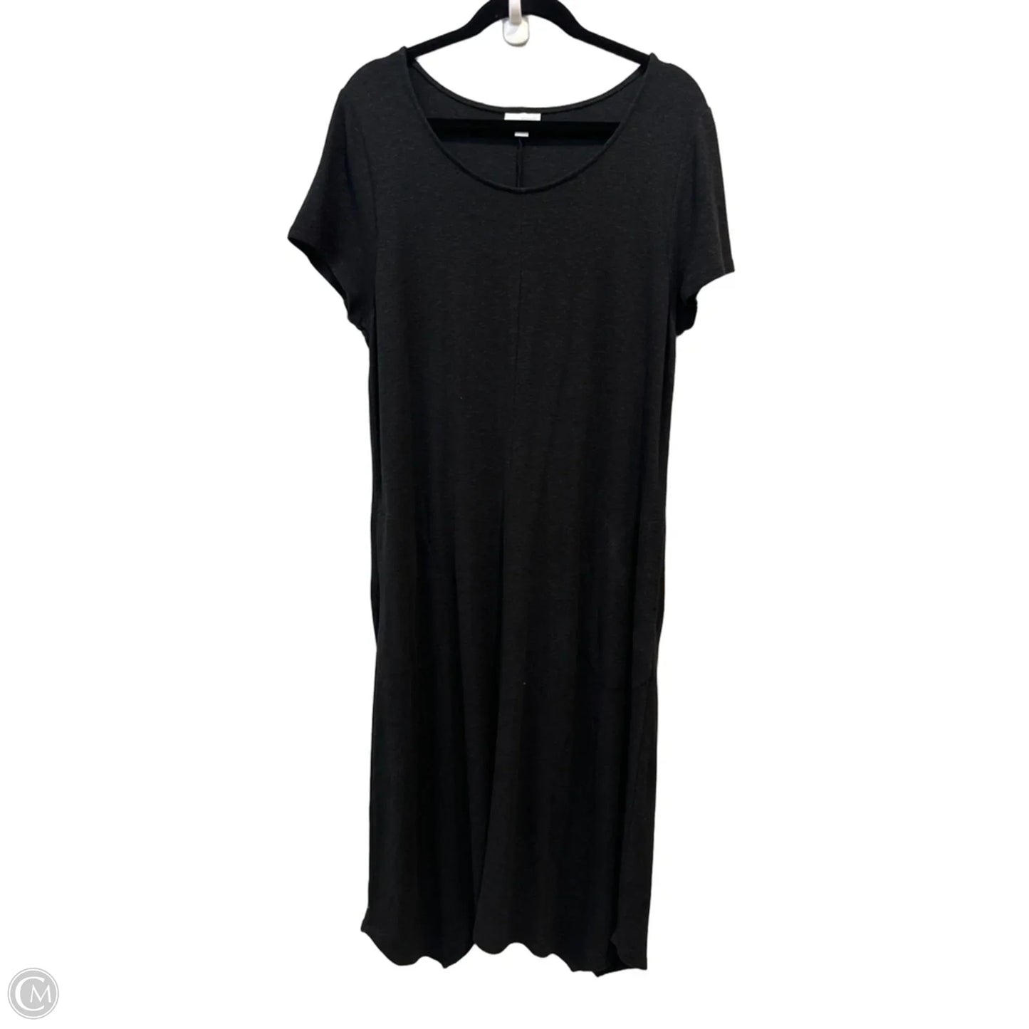 Dress Casual Maxi By J. Jill In Black, Size: L