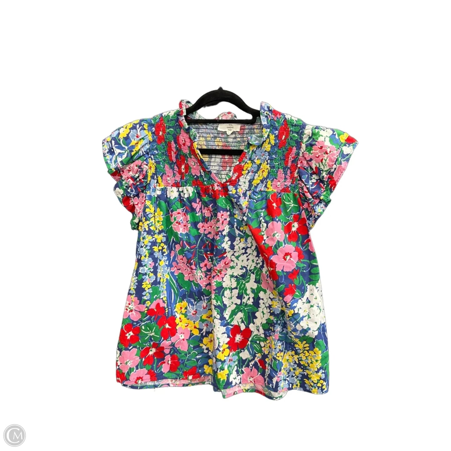 Top Sleeveless By Entro In Floral Print, Size: S
