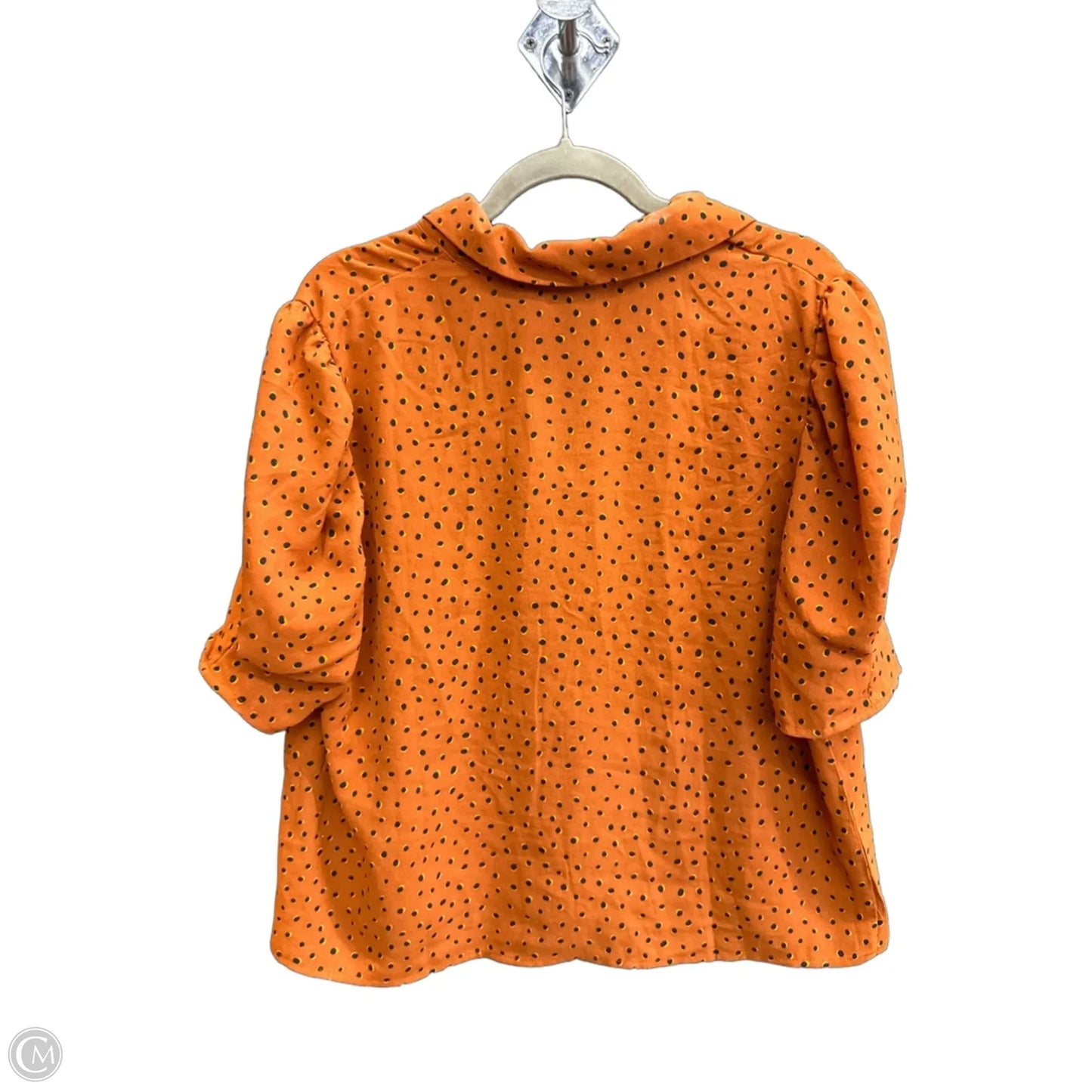 Top Short Sleeve By Good Luck Gem In Polkadot Pattern, Size: Xl