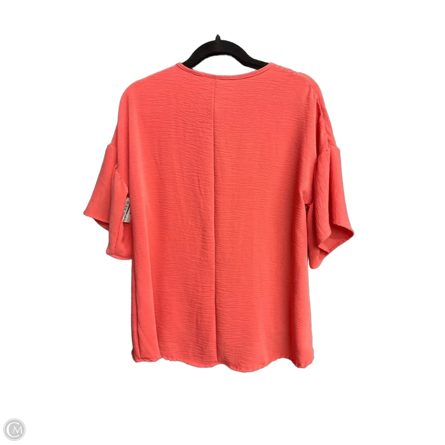 Top Short Sleeve By Tres Bien In Pink, Size: L