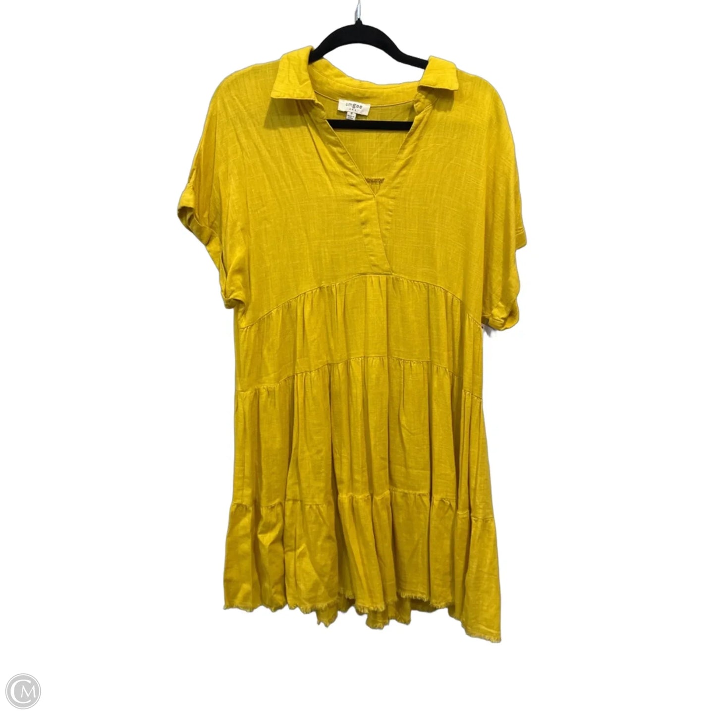 Dress Casual Short By Umgee In Yellow, Size: M
