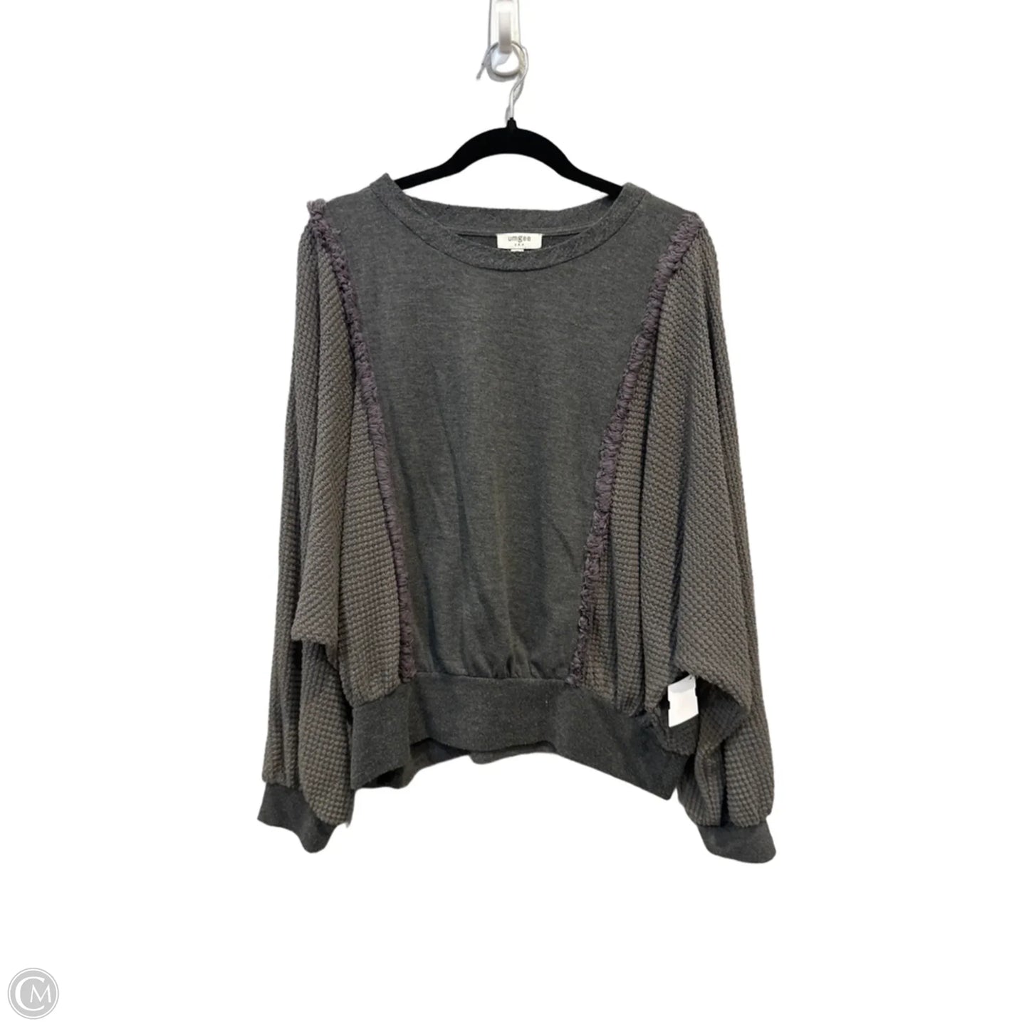 Top Long Sleeve By Umgee In Grey, Size: S