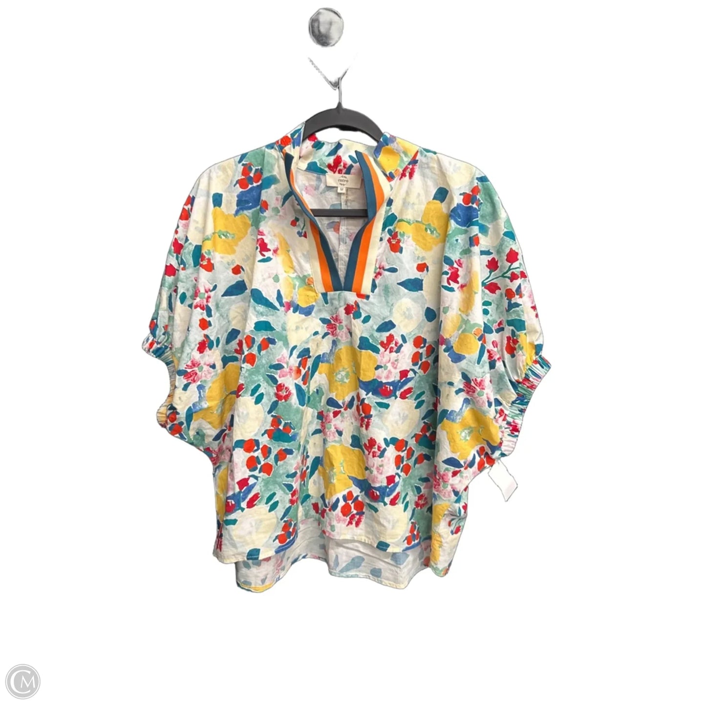 Top Short Sleeve By Entro In Floral Print, Size: M