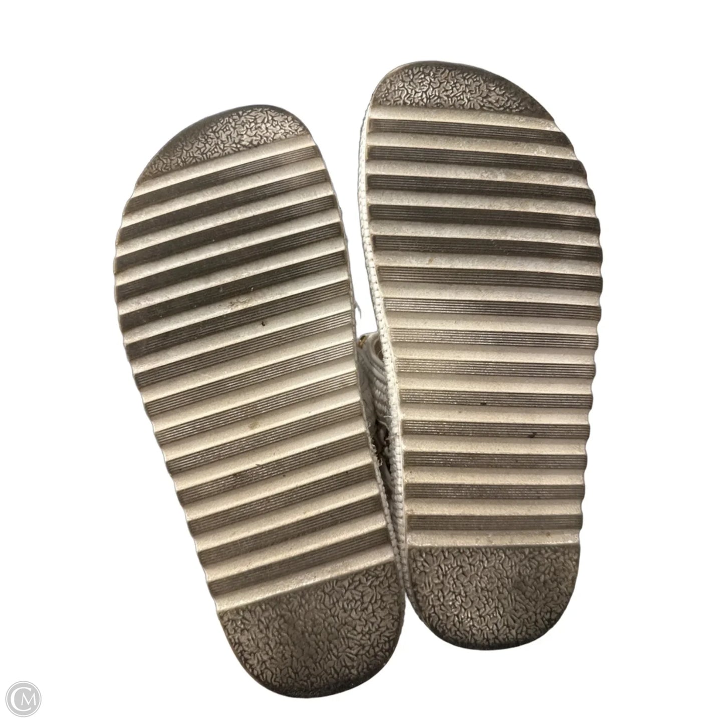 Sandals Heels Platform By Steve Madden In White, Size: 9.5