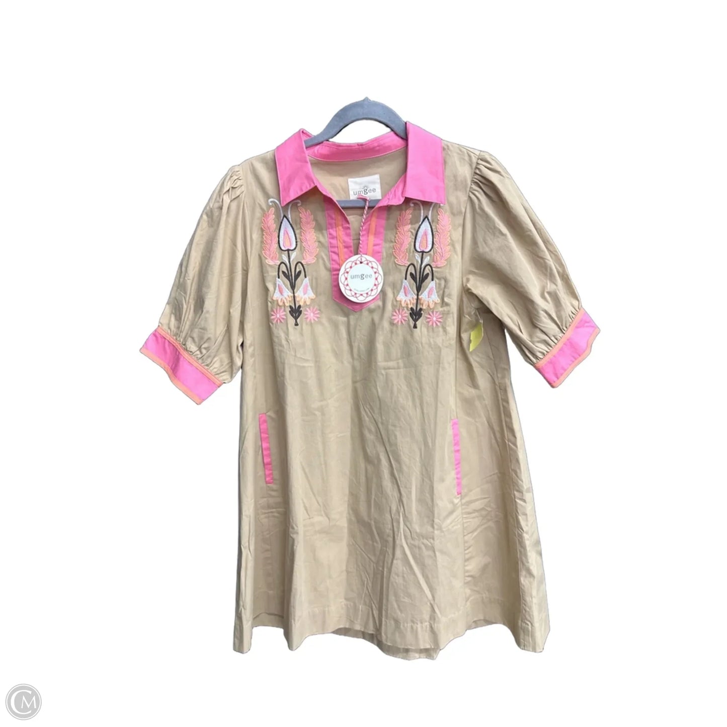 Dress Casual Short By Umgee In Tan, Size: S
