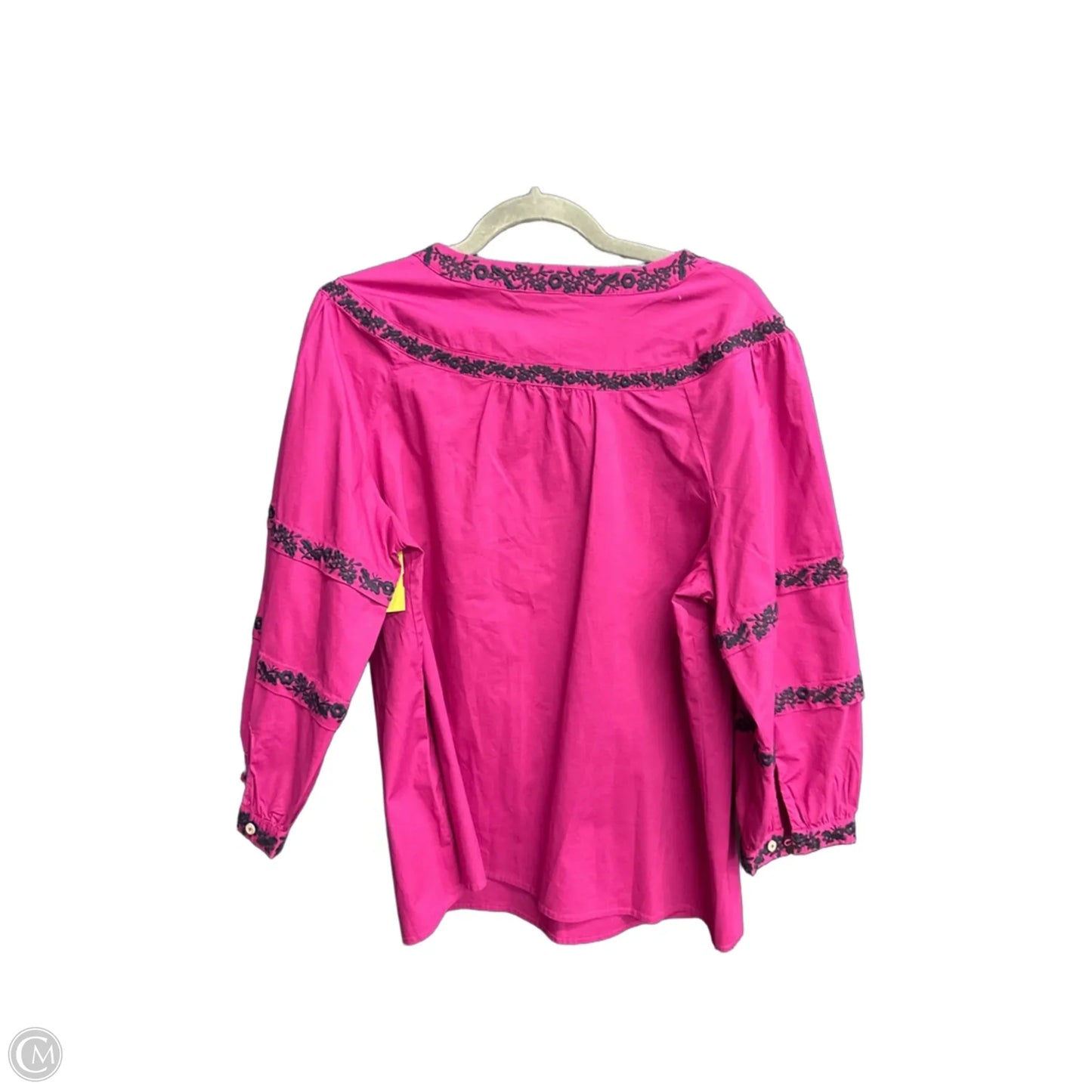 Top Long Sleeve By Talbots In Purple, Size: L