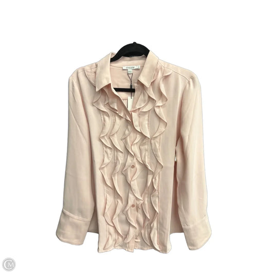 Top Long Sleeve By Chicos In Pink, Size: M