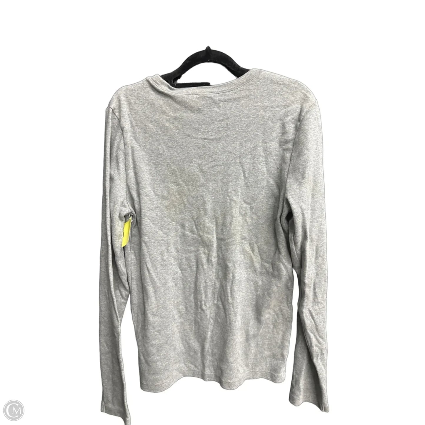 Top Long Sleeve By Ralph Lauren In Grey, Size: Xl
