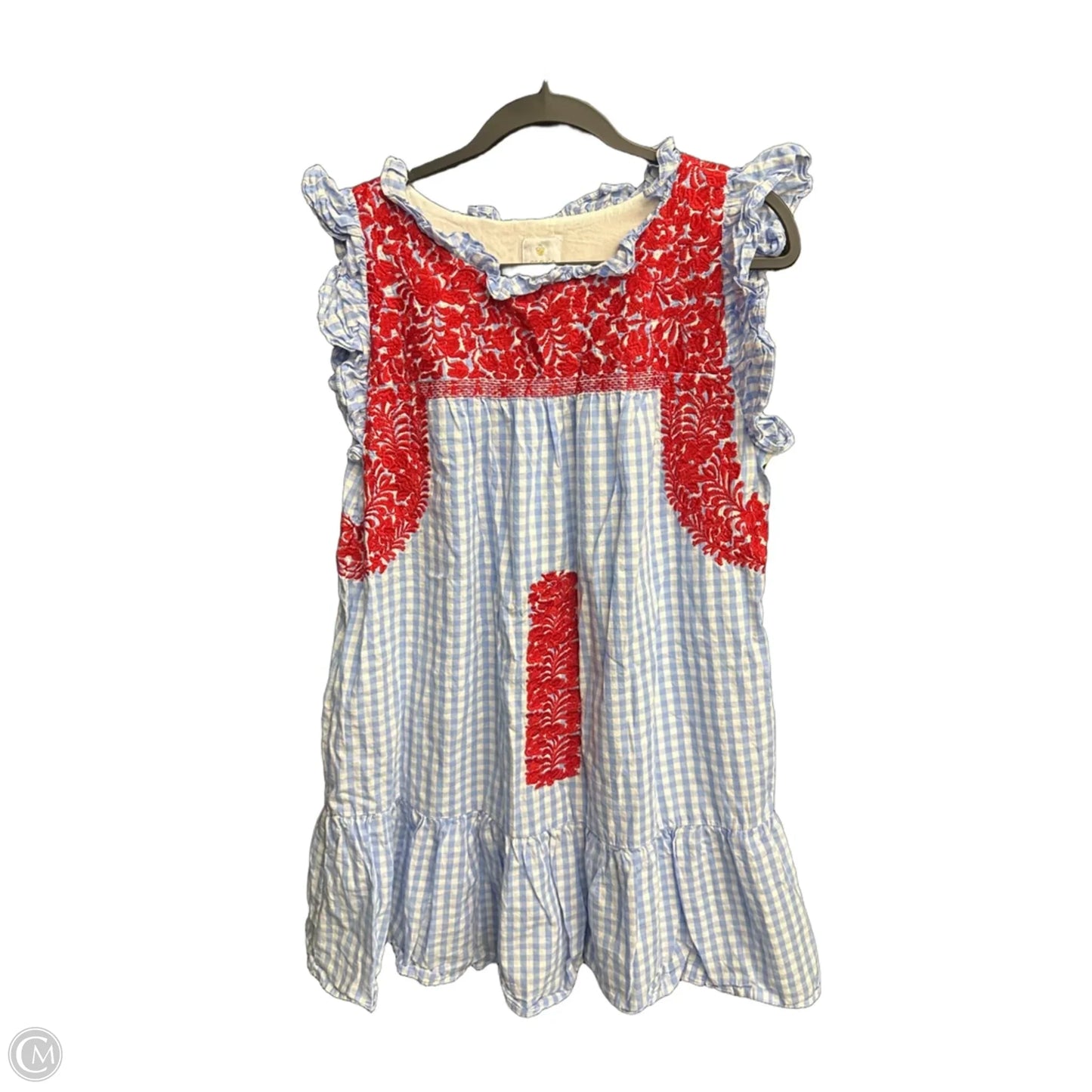 Dress Casual Short By J.marie In Checkered Pattern, Size: L