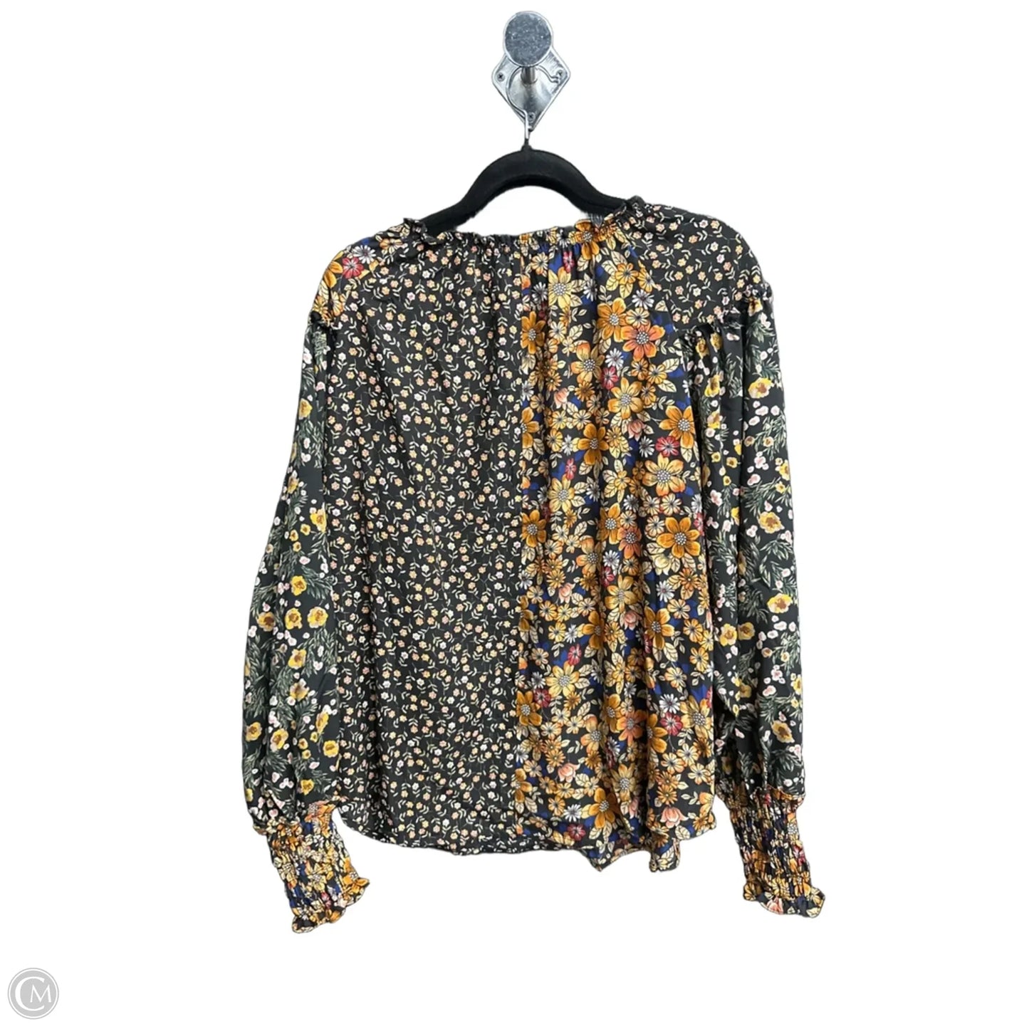 Top Long Sleeve By Umgee In Floral Print, Size: L