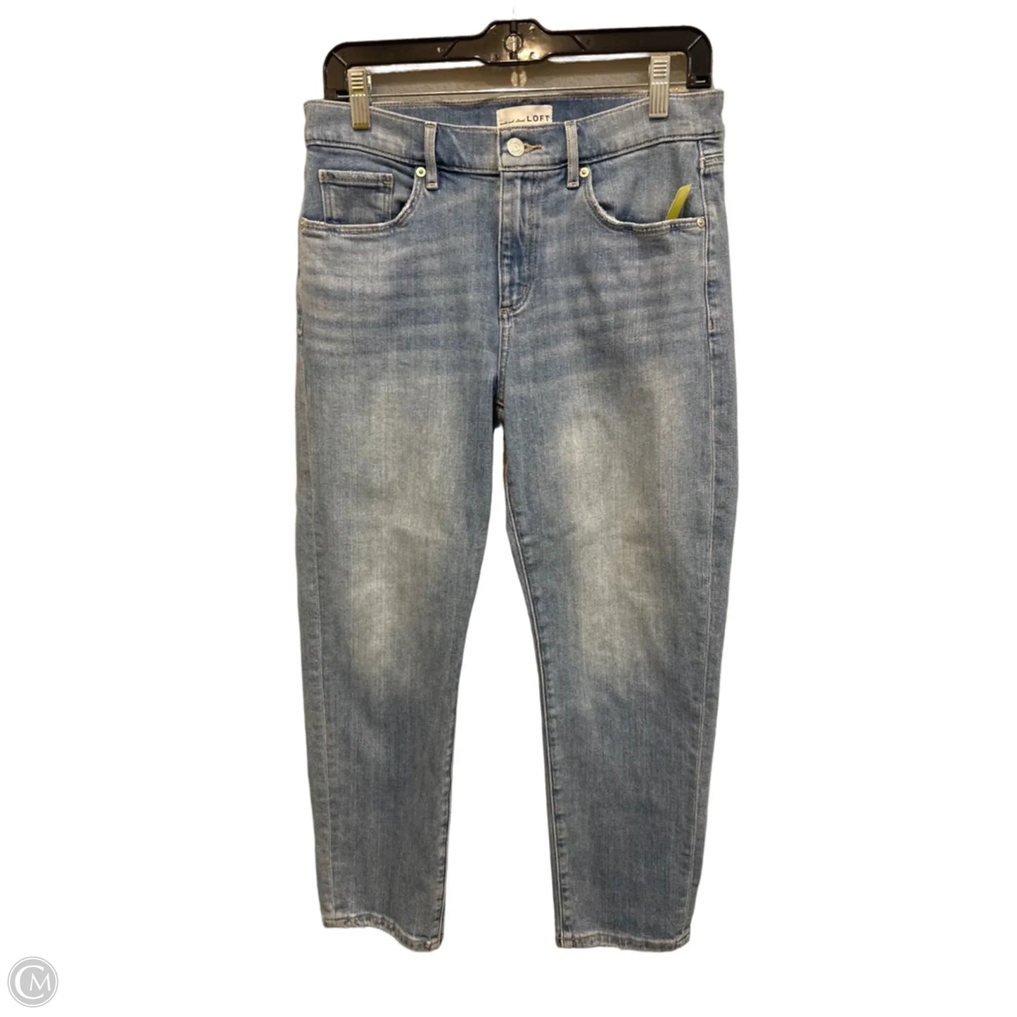 Jeans Straight By Loft In Blue Denim, Size: 6