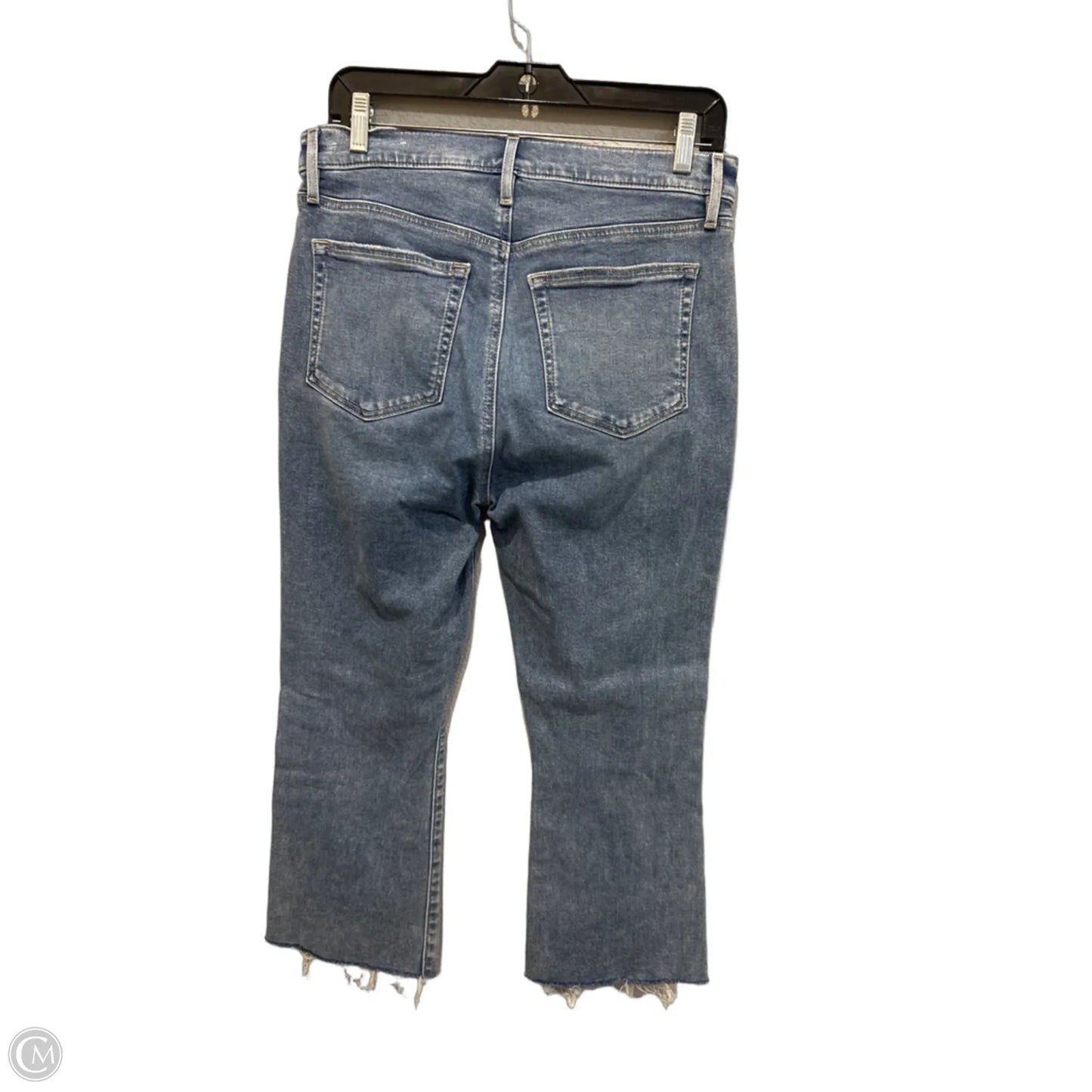 Jeans Flared By Loft In Blue Denim, Size: 6