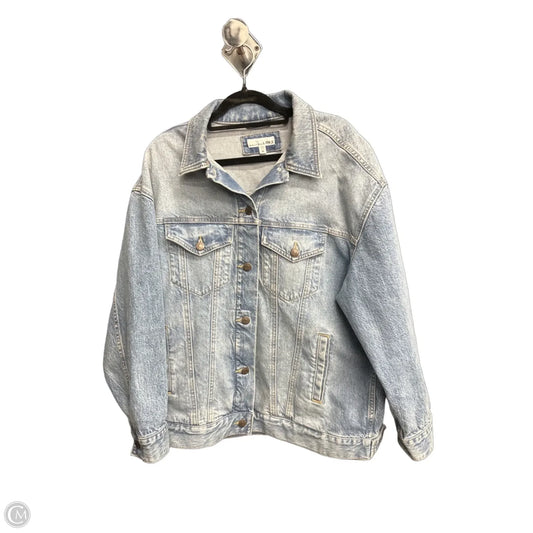 Jacket Denim By Loft In Blue Denim, Size: M