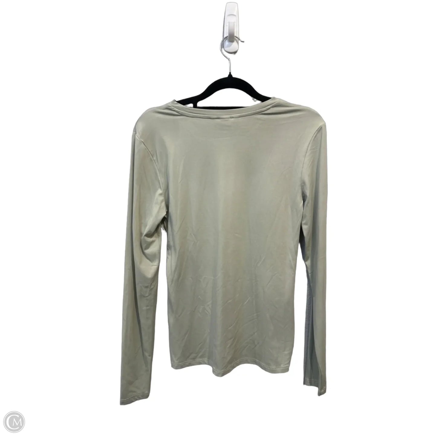 Top Long Sleeve Basic By H&m In Green, Size: M