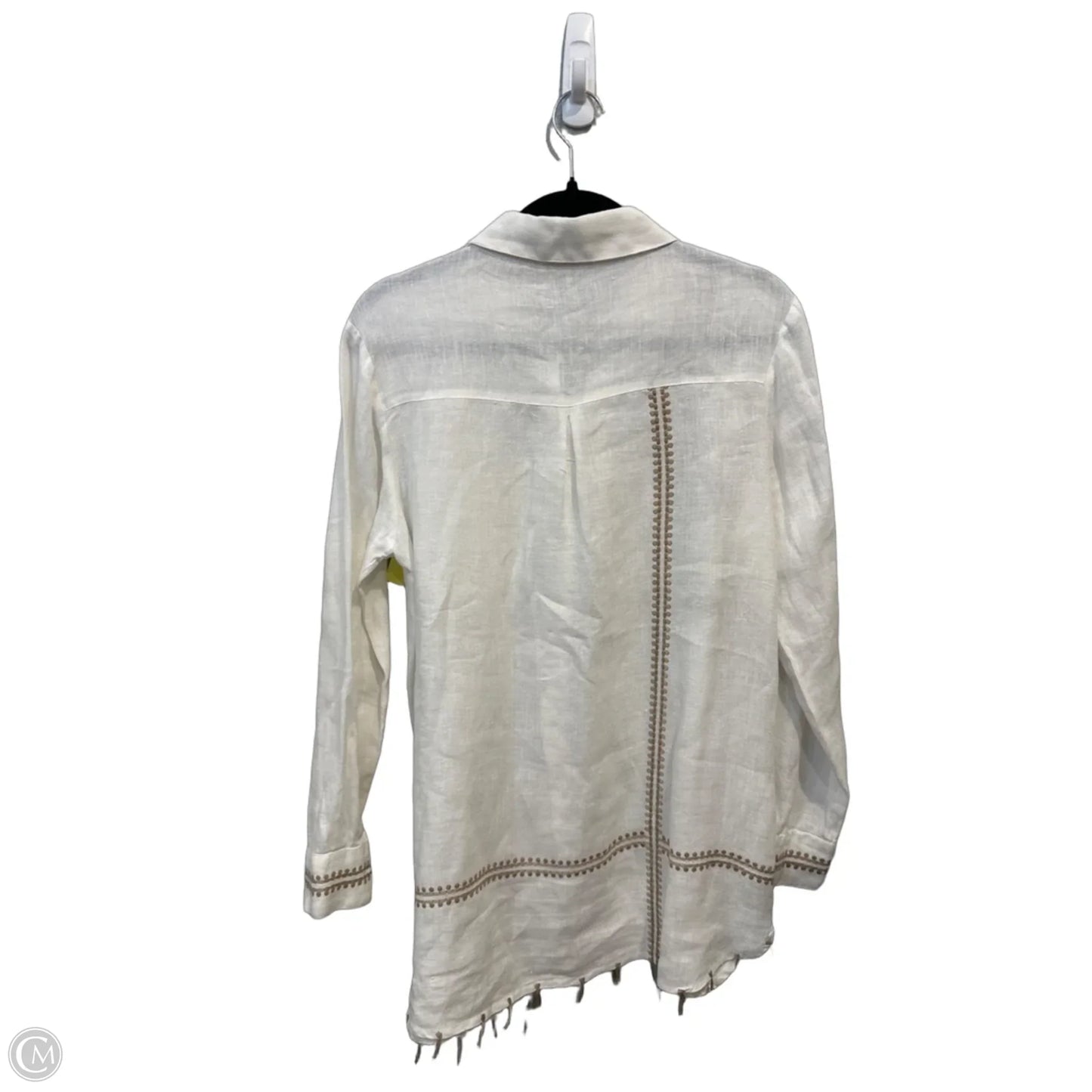 Dress Casual Short By Ivy Jane In White, Size: S