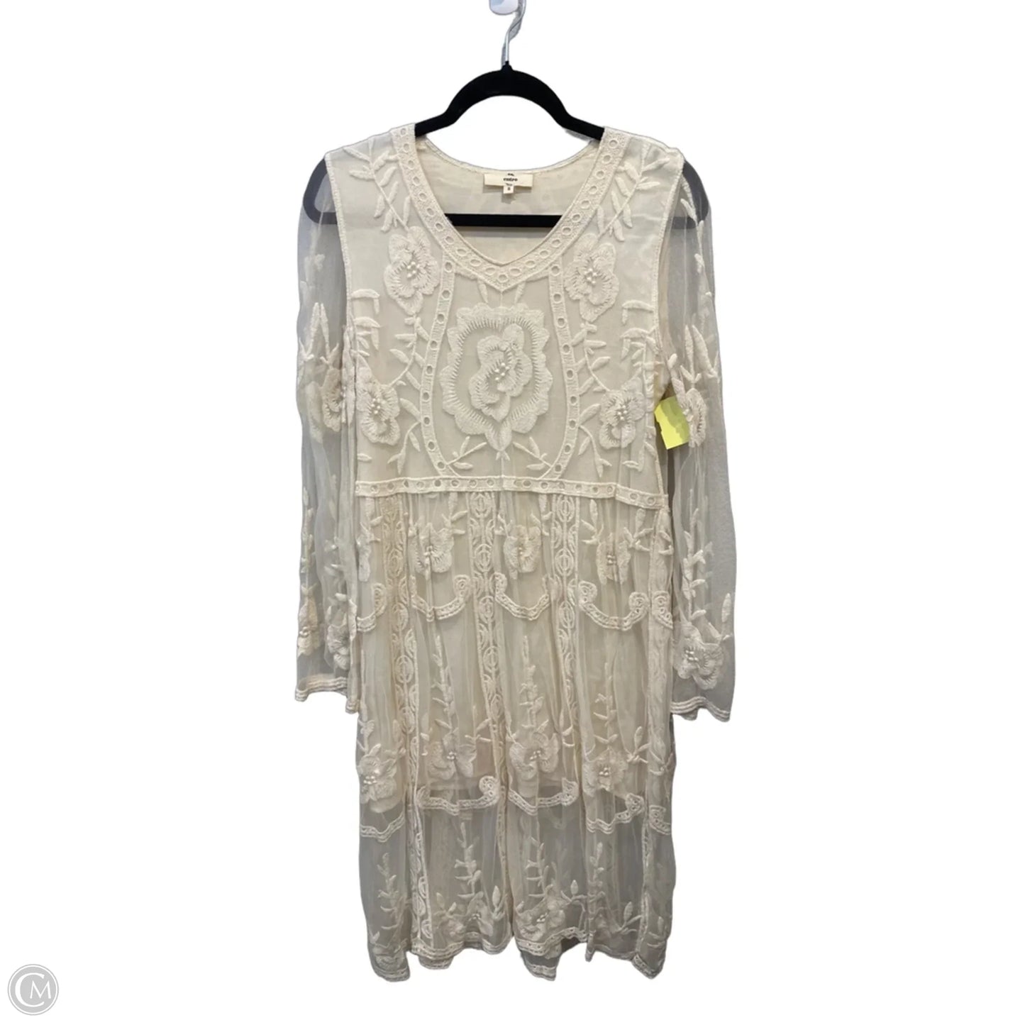 Dress Casual Midi By Entro In Cream, Size: S