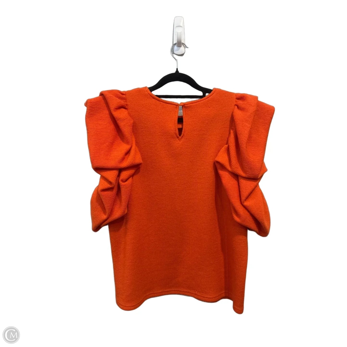 Top Short Sleeve By Thml In Orange, Size: S
