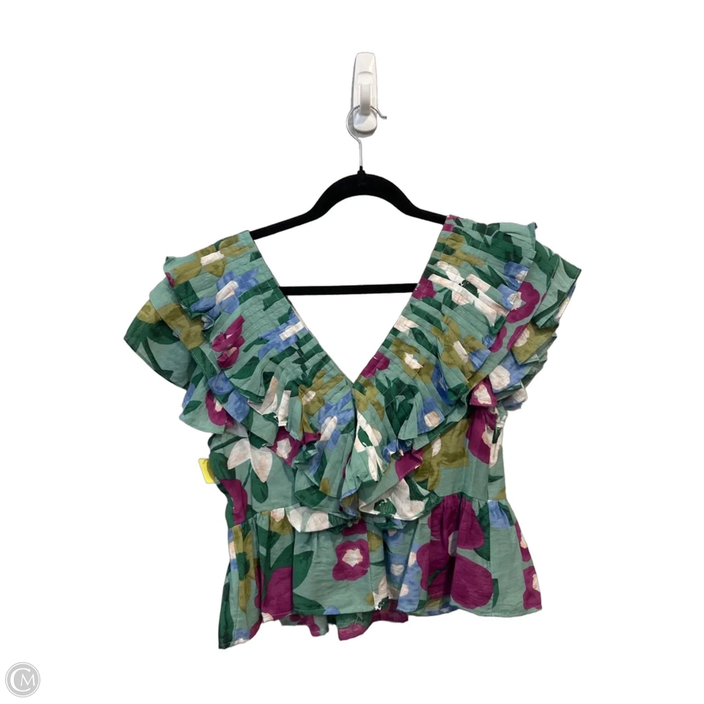 Top Sleeveless By Entro In Floral Print, Size: M