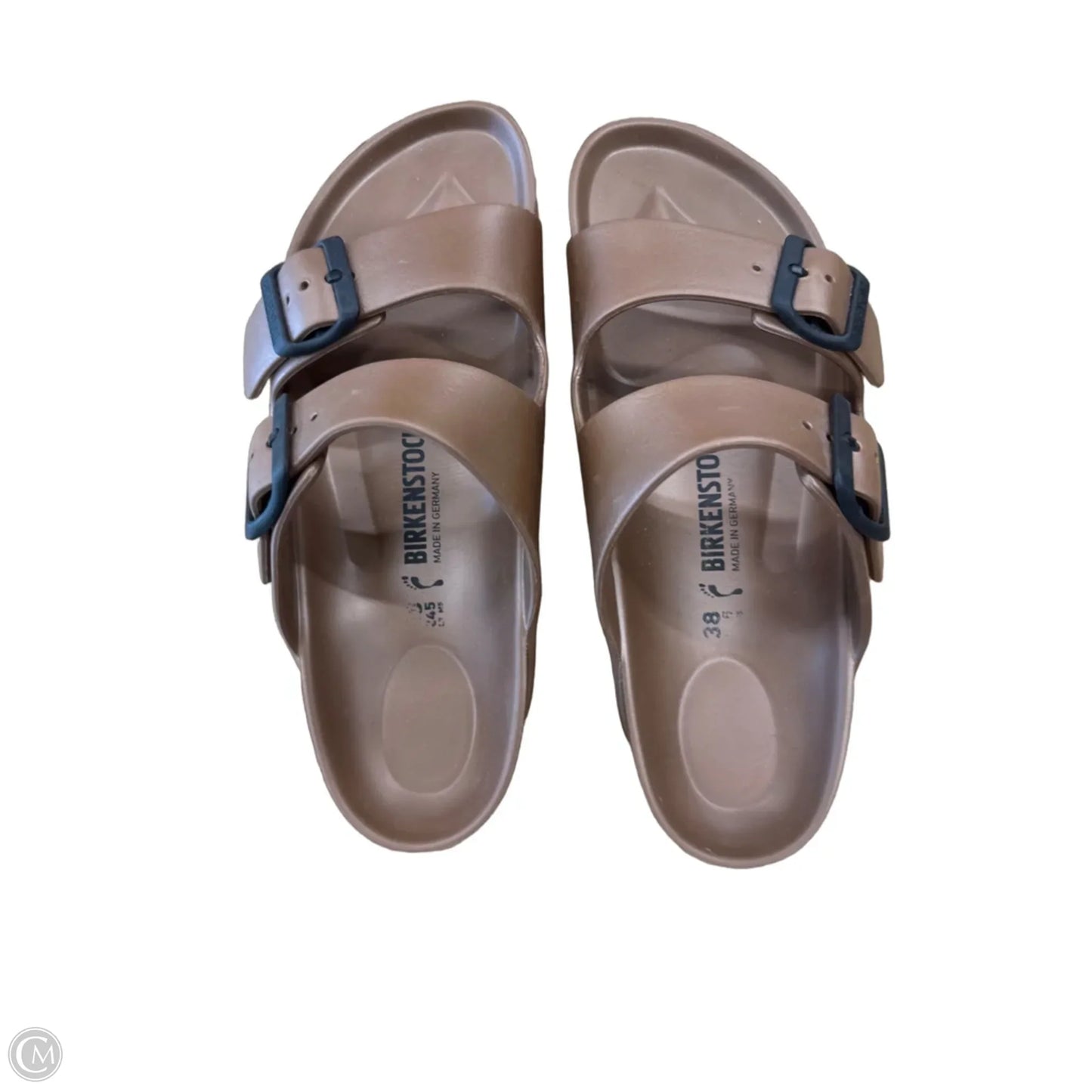 Sandals Flats By Birkenstock In Bronze, Size: 7