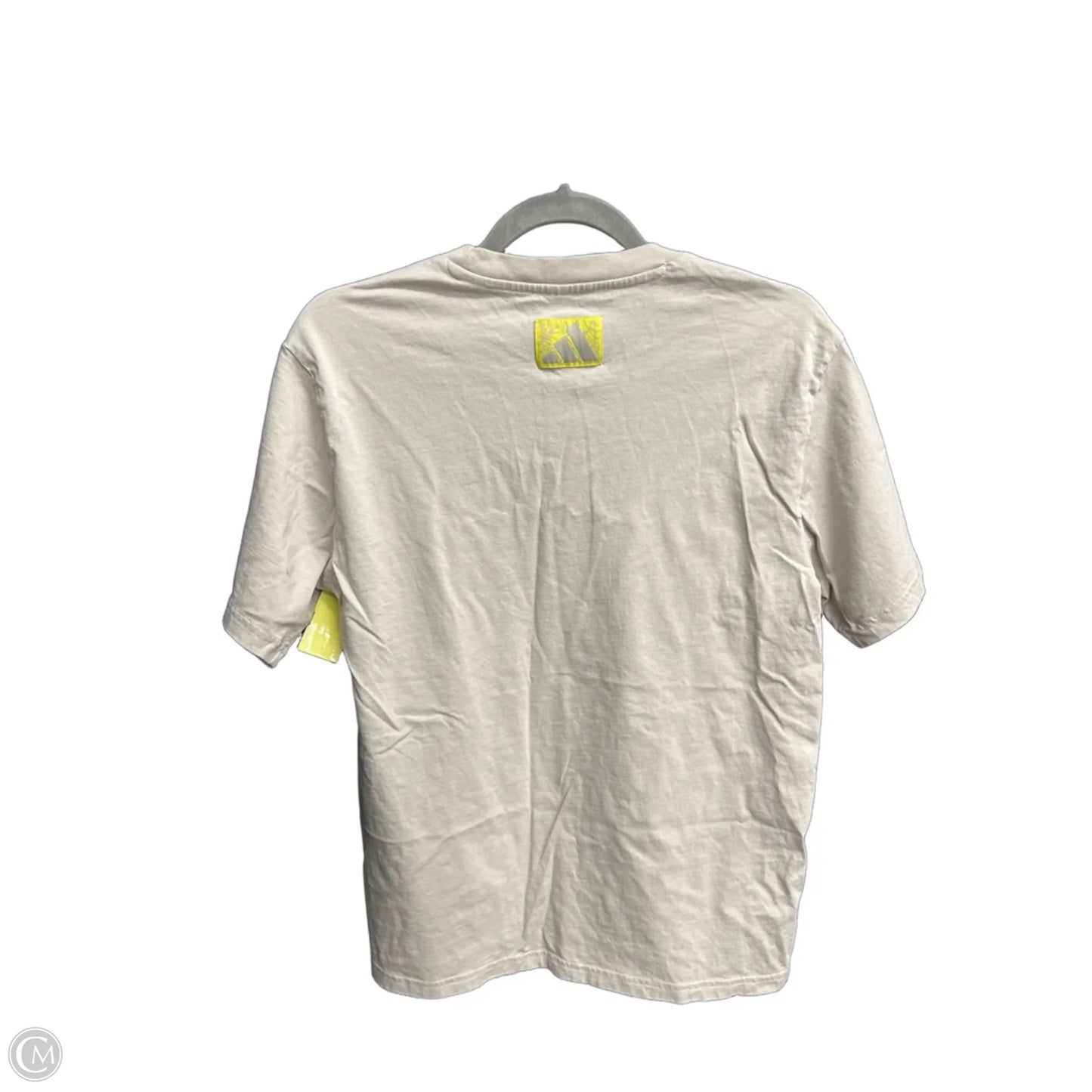 Top Short Sleeve Basic By Adidas In Tan, Size: M