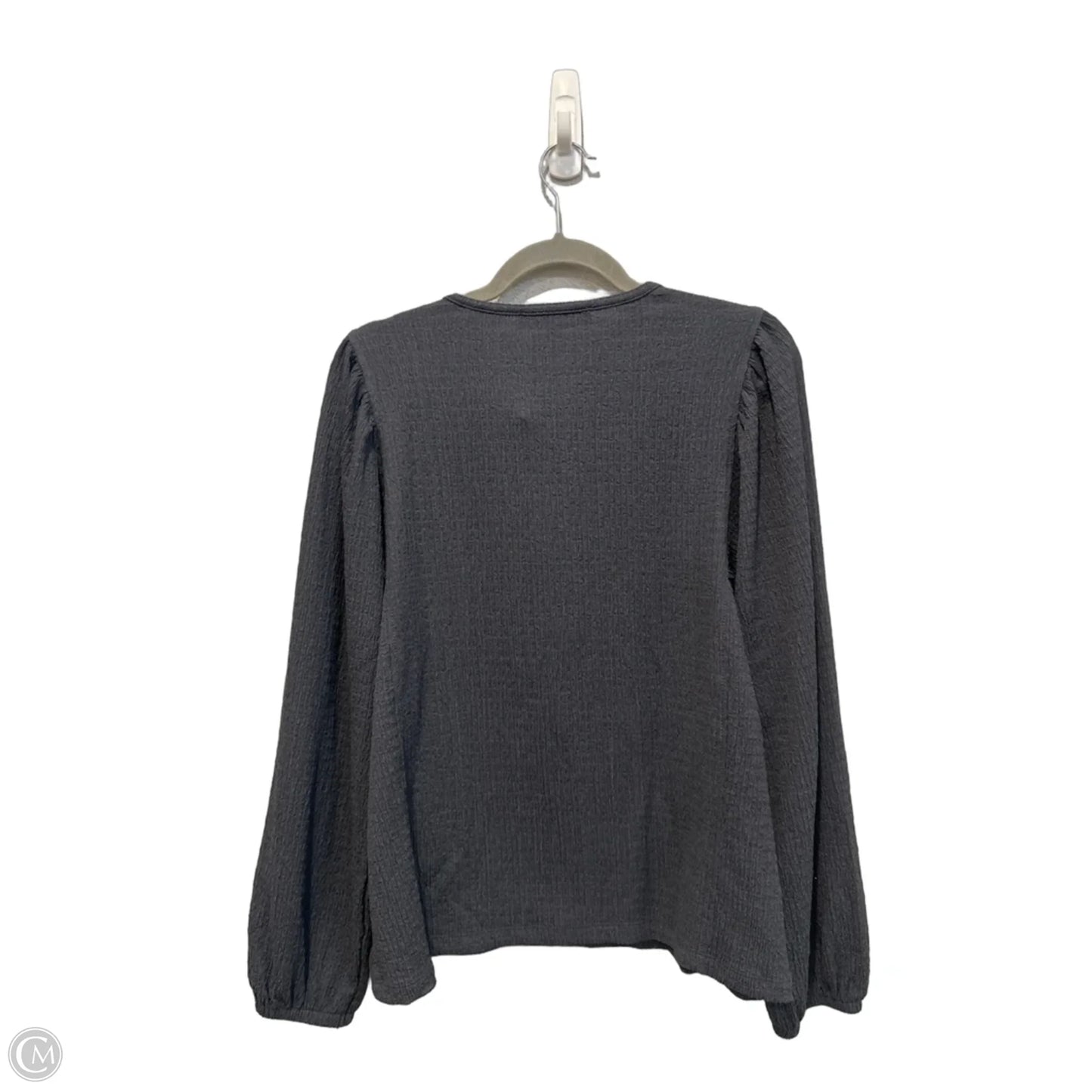 Top Long Sleeve By Loft In Grey, Size: L