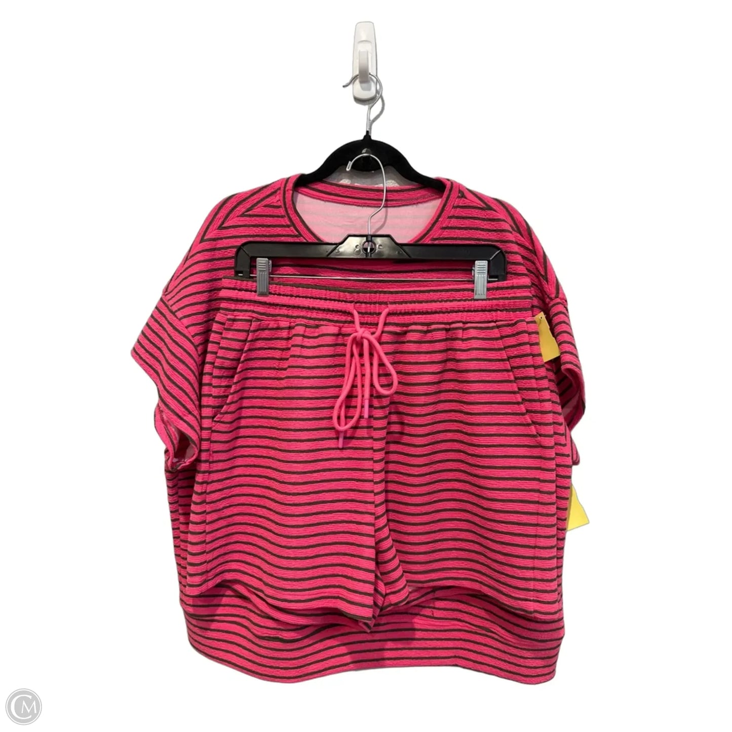 Shorts Set By Clothes Mentor In Striped Pattern, Size: Xl