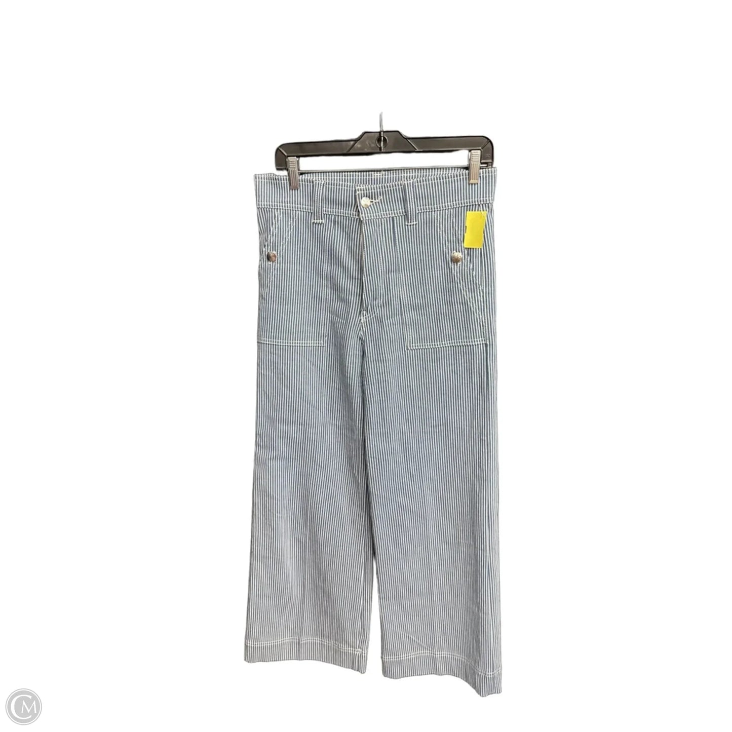 Jeans Straight By Vilagallo In Striped Pattern, Size: 6