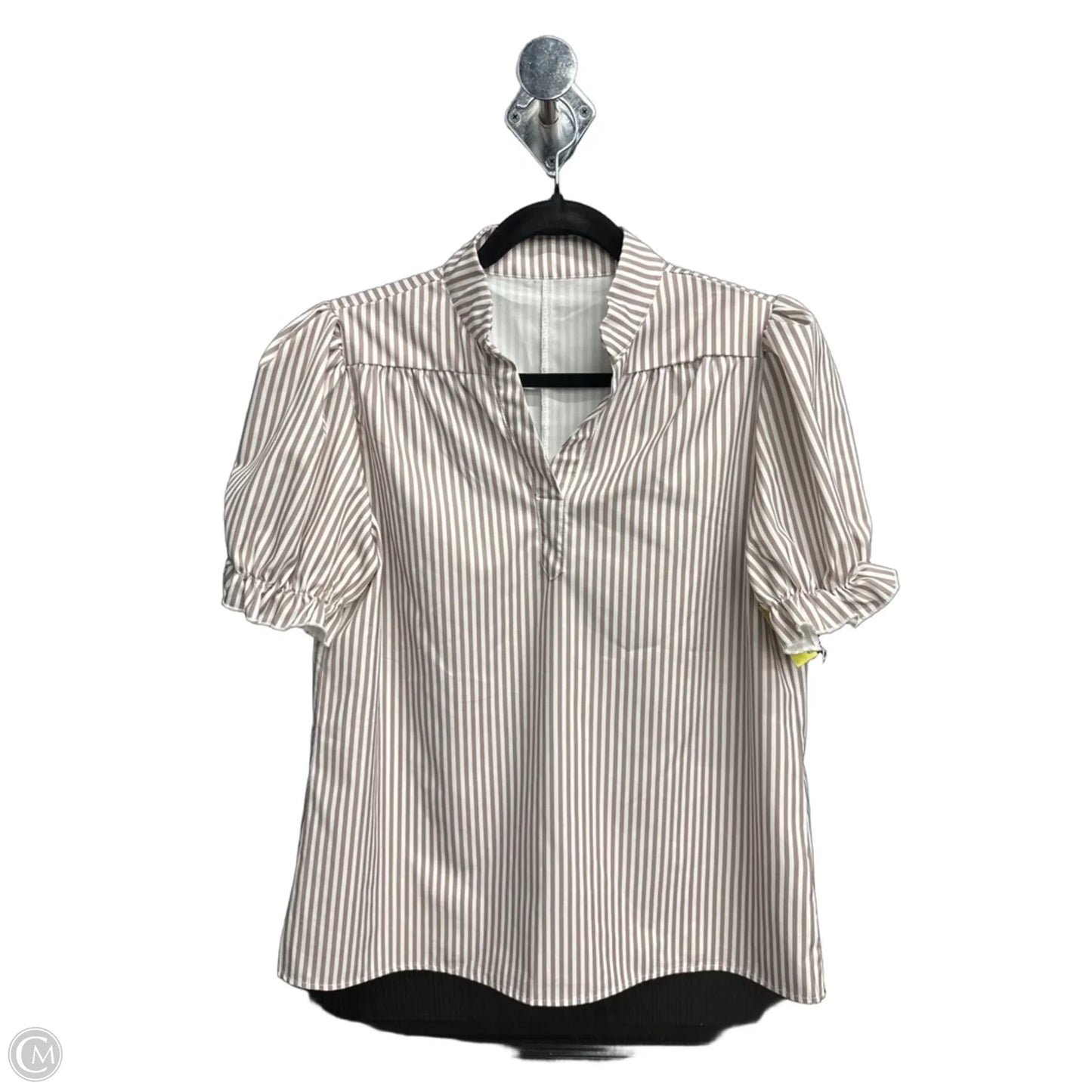 Top Short Sleeve By Clothes Mentor In Striped Pattern, Size: S