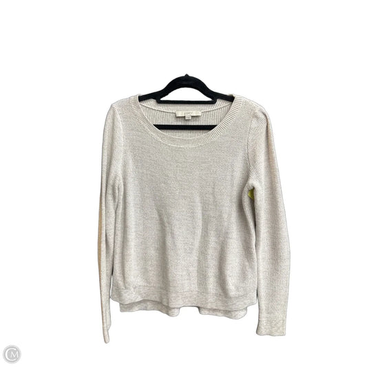 Top Long Sleeve By Loft In Cream, Size: S